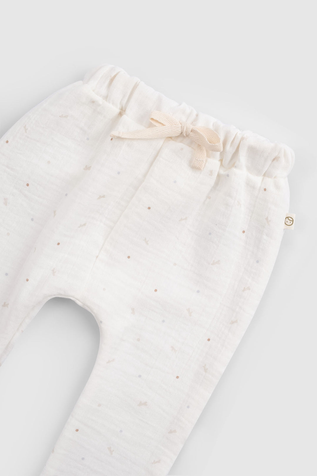 Artboard_1-2.jpg Organic Cotton Muslin Ecru Baby Pants