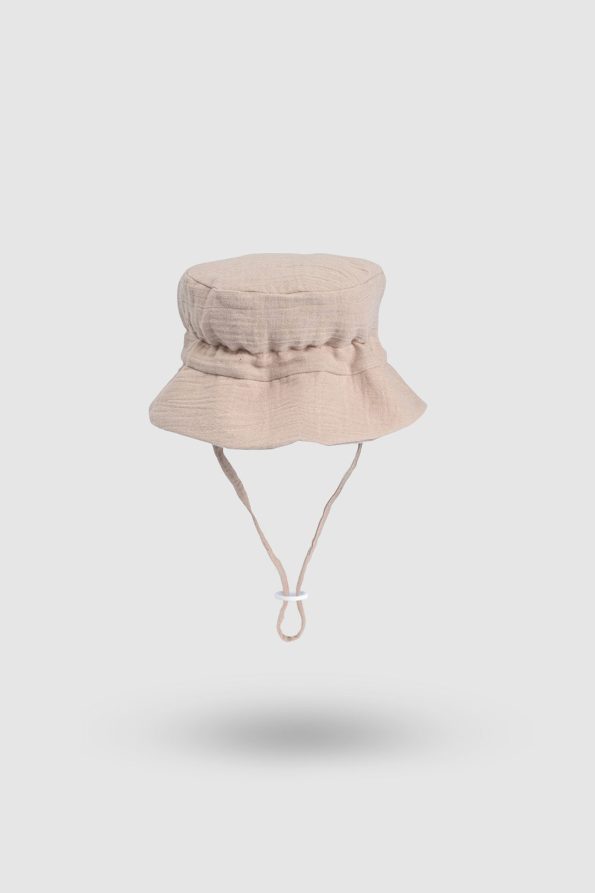 Organic Cotton Muslin Fisherman Baby Hat
