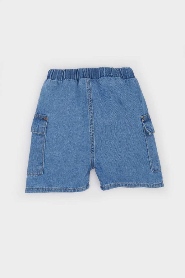 Boys' Elastic Waist Pocket Denim Shorts