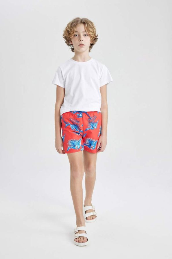 Boys' Printed Swim Shorts