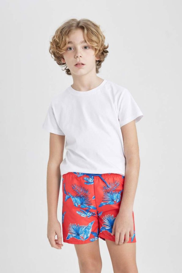 Boys' Printed Swim Shorts