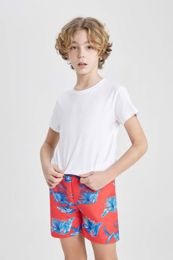 Boys' Printed Swim Shorts