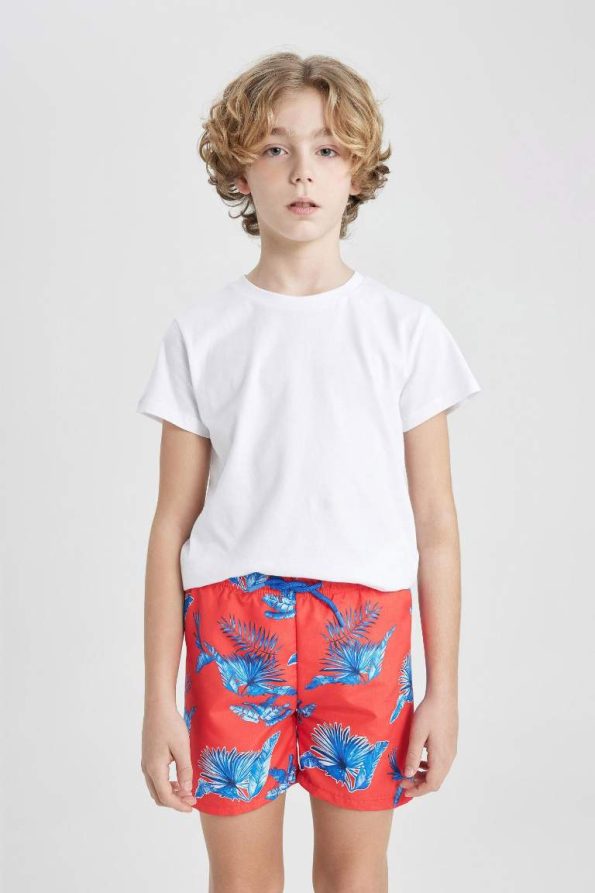 Boys' Printed Swim Shorts