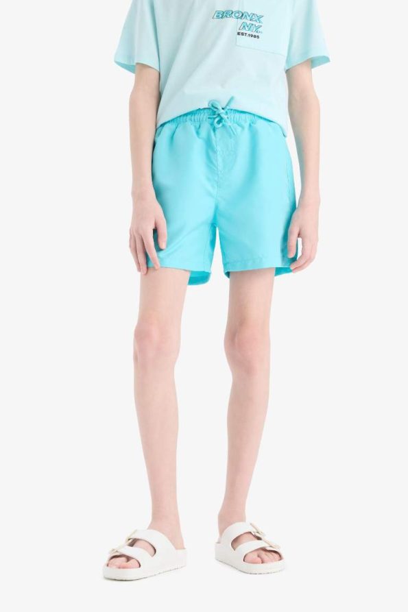 Boys' Basic Solid Swim Shorts