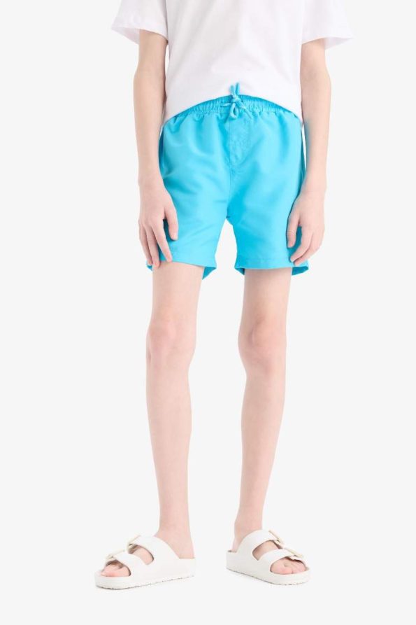 Boys' Basic Solid Swim Shorts