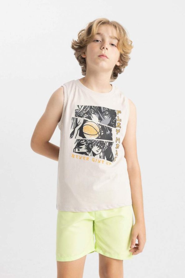 Boys' Basic Solid Swim Shorts