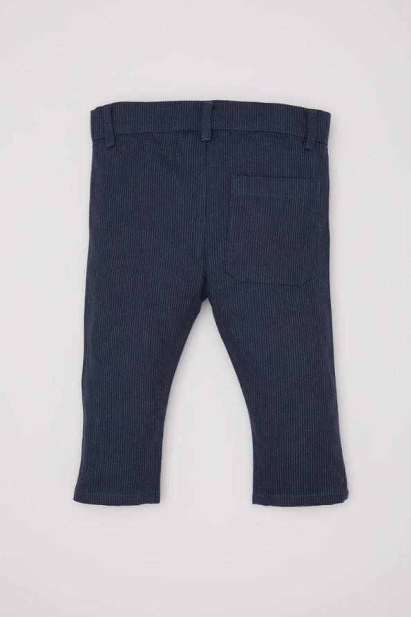 Boys' Striped Straight Leg Gabardine Pants