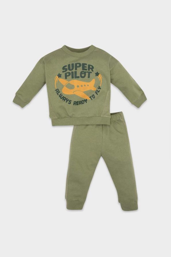 Boys' 2-Piece Printed Sweatshirt and Jogger Set