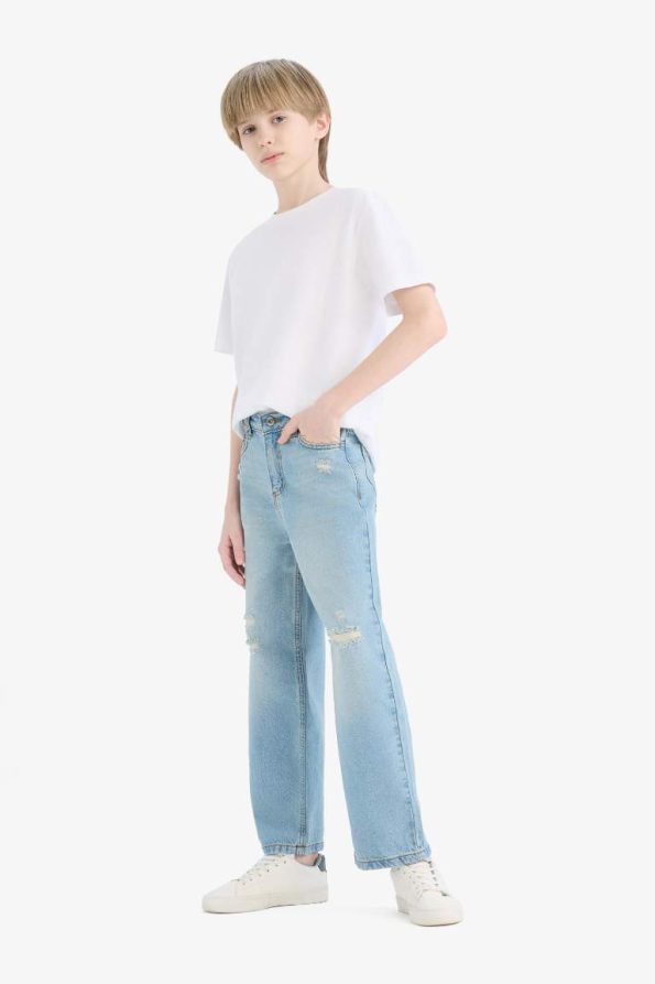 Boys Wide Leg Jean Pants