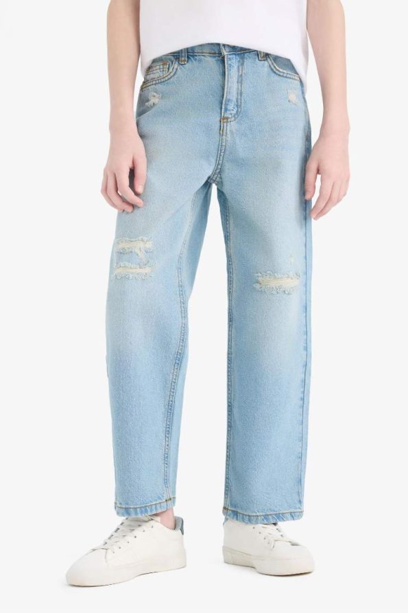 Boys Wide Leg Jean Pants