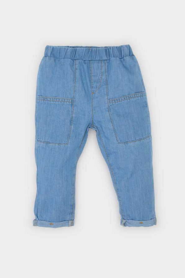 Boys' Elastic Waist Denim Pants