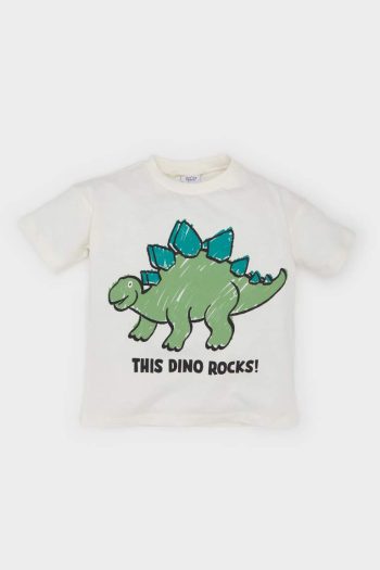Boys' Dinosaur Print Short Sleeve T-Shirt