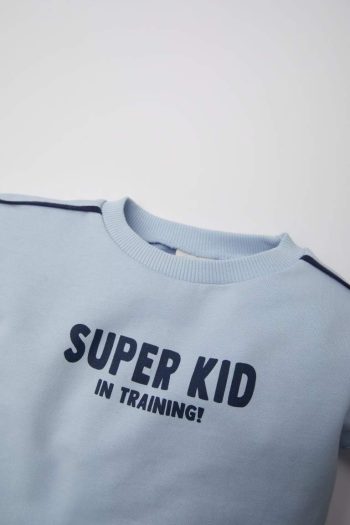 Boys' Printed Crew Neck Sweatshirt