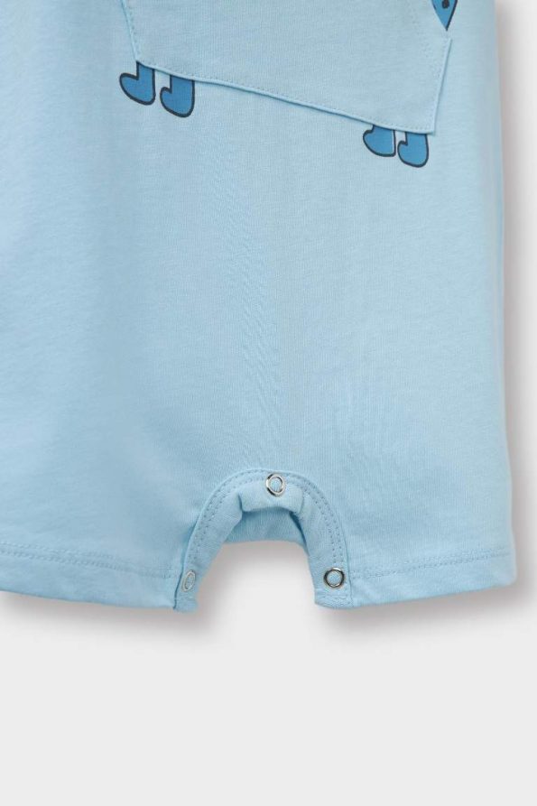 Boys' Newborn Dinosaur Print Short Sleeve Bodysuit Set