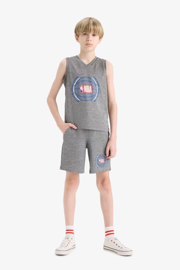 Boys' NBA Wordmark Elastic Waist Shorts