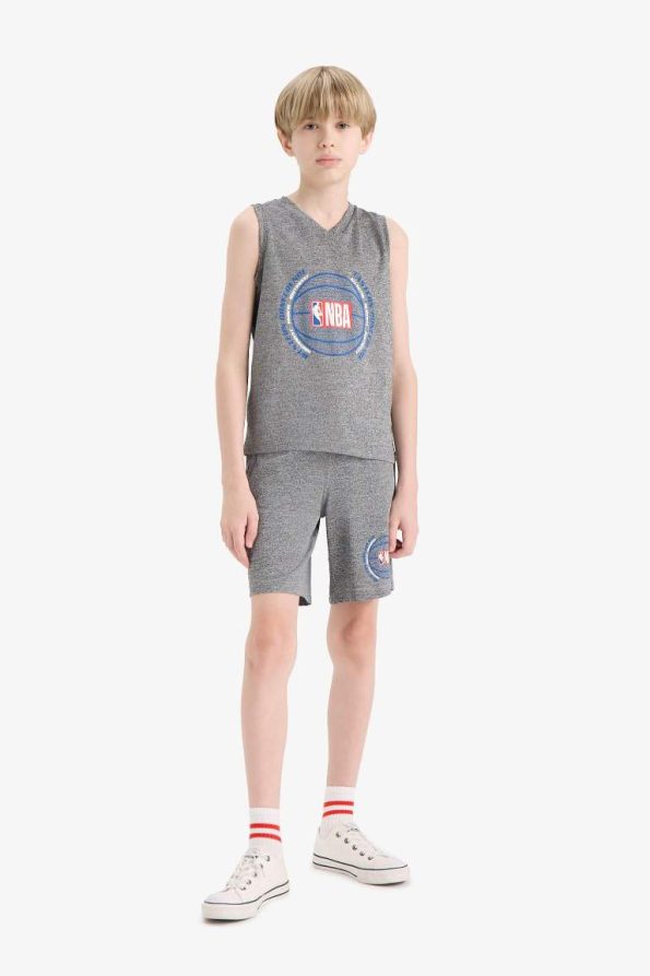 Boys' NBA Wordmark Elastic Waist Shorts