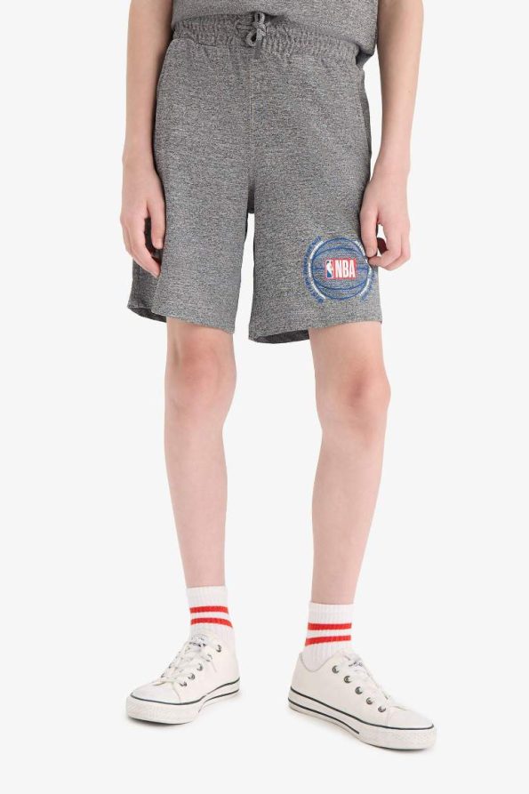 Boys' NBA Wordmark Elastic Waist Shorts