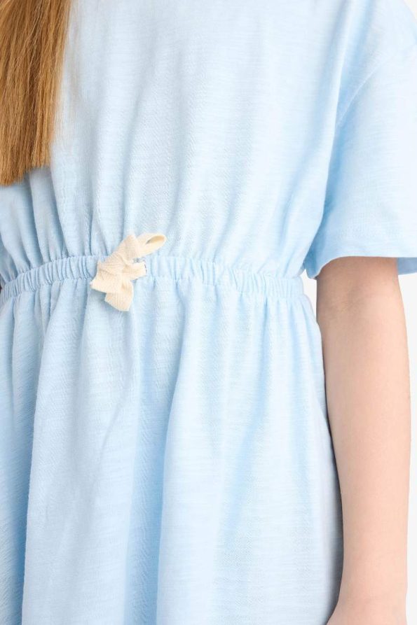 Girls' Oversized Short Sleeve Summer Dress