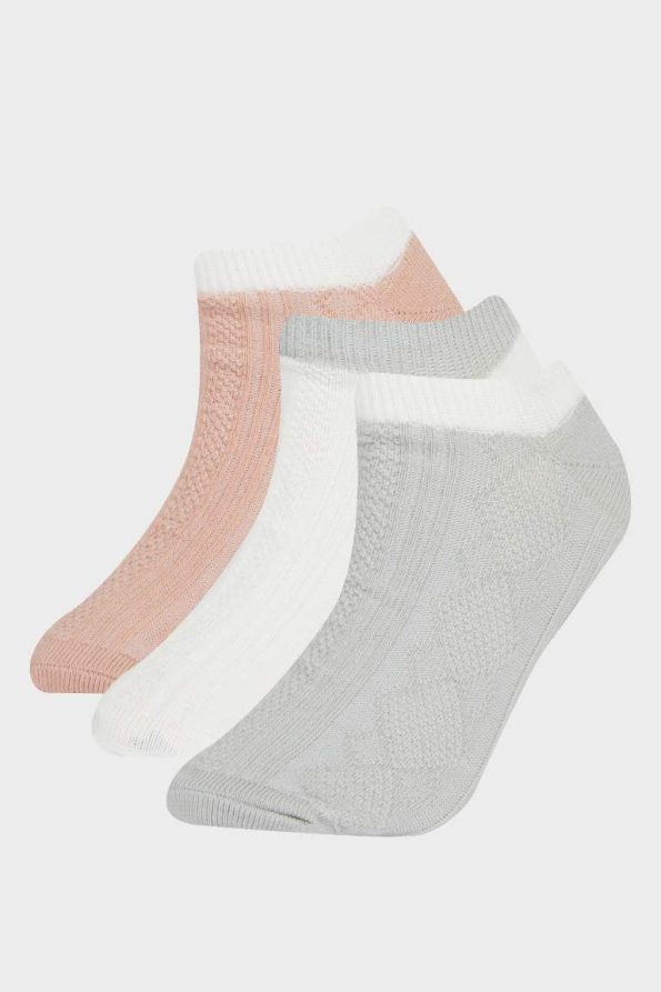 Girls' 3-Pack Cotton Ankle Socks