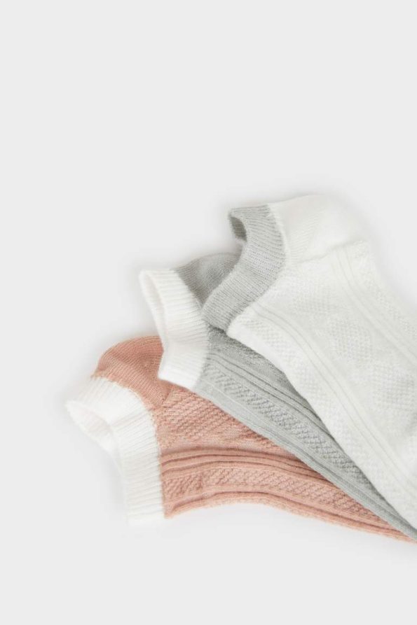 Girls' 3-Pack Cotton Ankle Socks