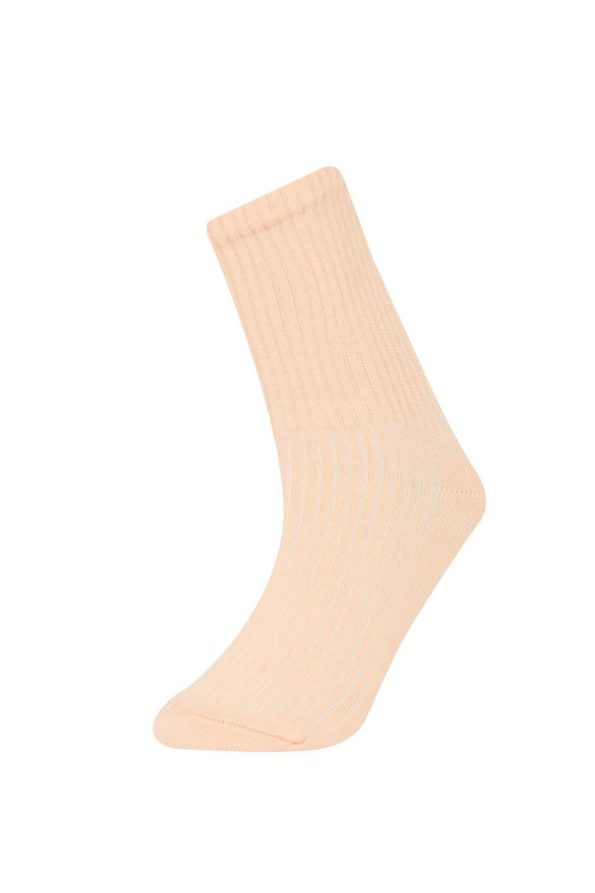 Girls' 5-Pack Cotton Long Socks