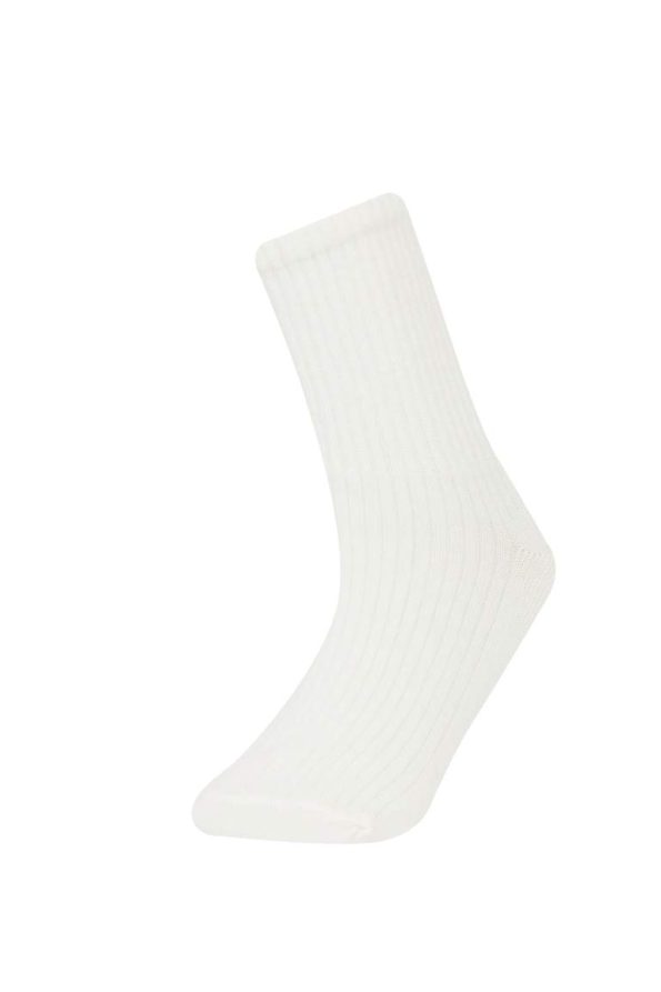 Girls' 5-Pack Cotton Long Socks