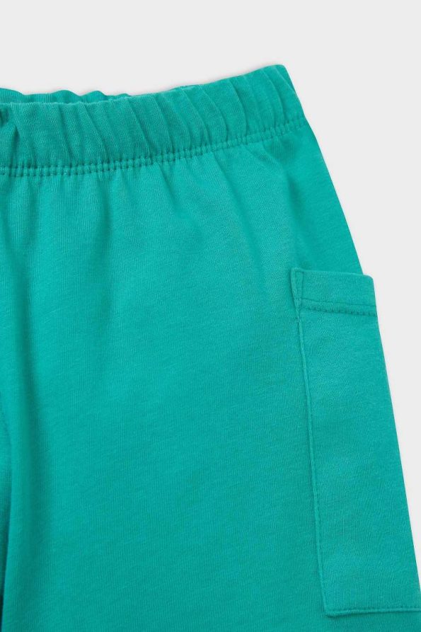 Boys' 2-Piece Set with Printed Short-Sleeve T-Shirt and Elastic Waist Shorts