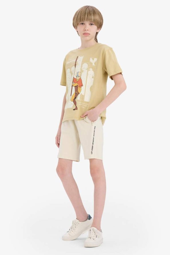 Boys' Elastic Waist Printed Shorts