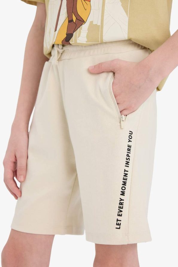 Boys' Elastic Waist Printed Shorts