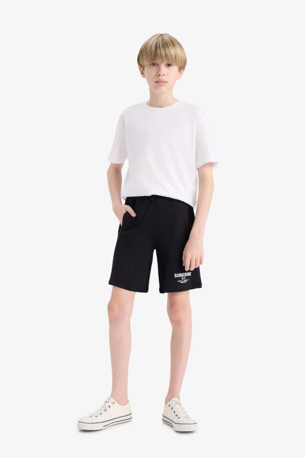Boys' Elastic Waist Printed Shorts