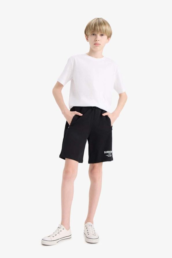 Boys' Elastic Waist Printed Shorts