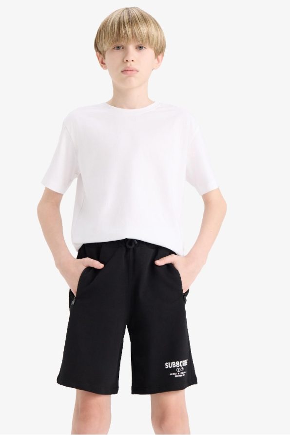 Boys' Elastic Waist Printed Shorts