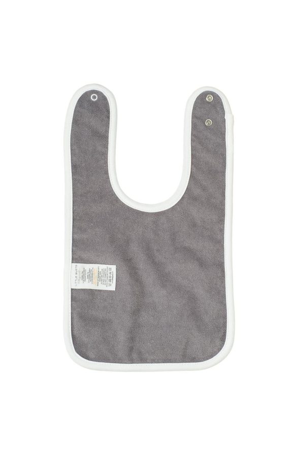 Organic Cotton Liquid-Proof Be Yourself White Bib