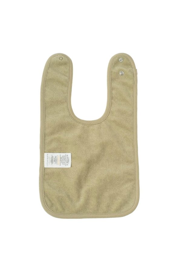 Organic Cotton Liquid-Proof Be Yourself Haki Baby Bib