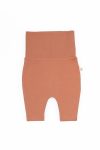 High-Waisted Baby Pants Pink Organic Cotton