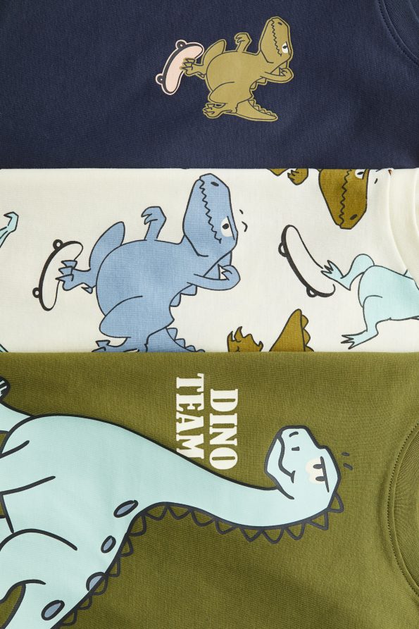 Set of 3 Printed T-Shirts