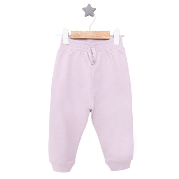 Girls' Basic Lightweight Sweatpants with Cuffed Hem