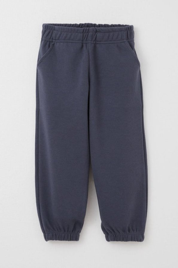 Boys' Gray Elastic Waist Pants (1-2 Years)
