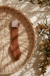 Non-Slip Cotton Knee-High Socks - Brown