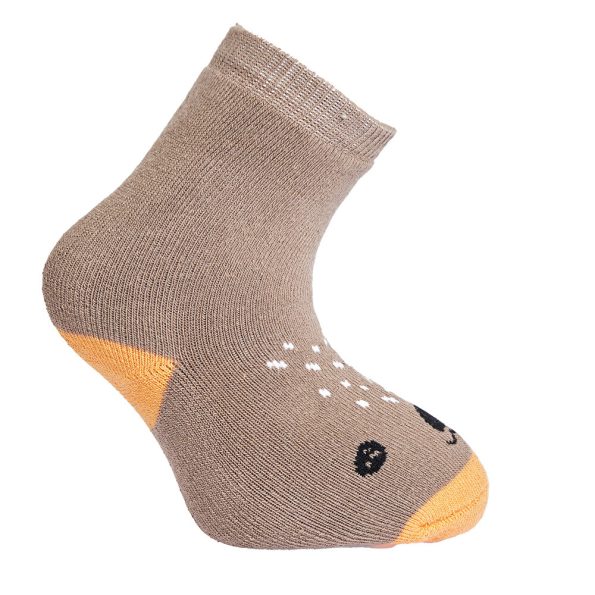 Boys' 3-Pack Orange Terry Socks