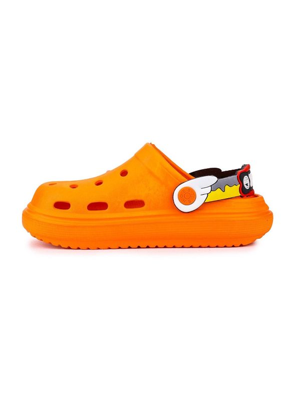 KIKO Orange EVA Beach Pool School Slippers for Boys