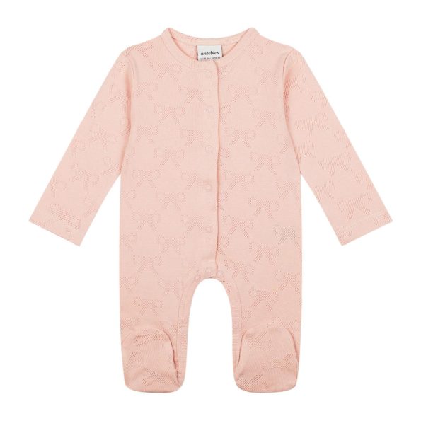 Ribbon Jacquard Jumpsuit