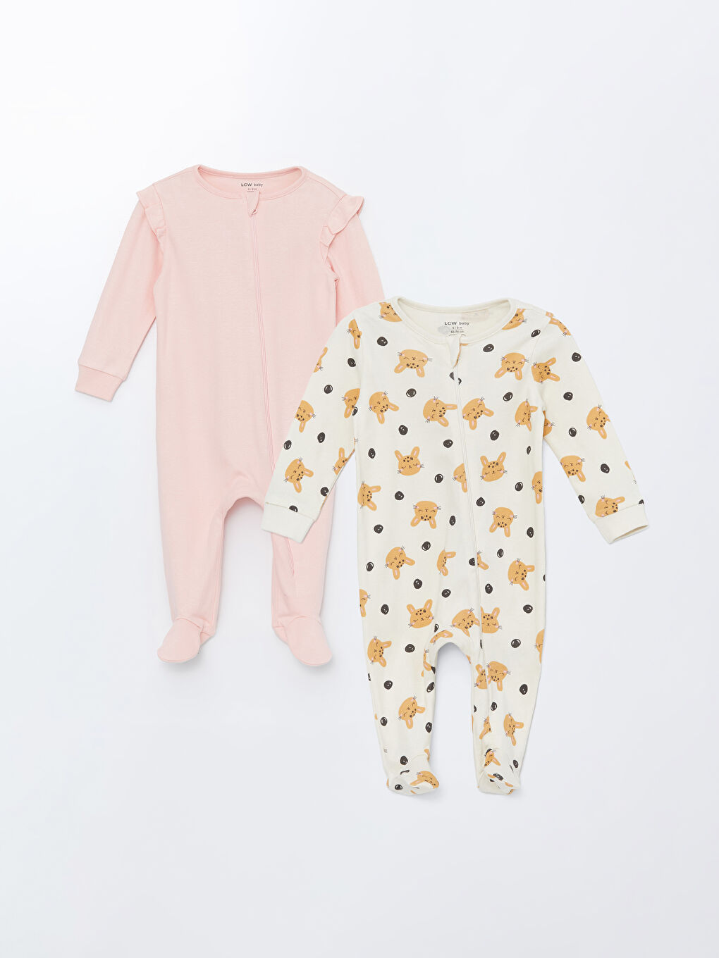 l_20242-w4ek27z1-lrb_a.jpg Floral Print Baby Girl Romper with Crew Neck