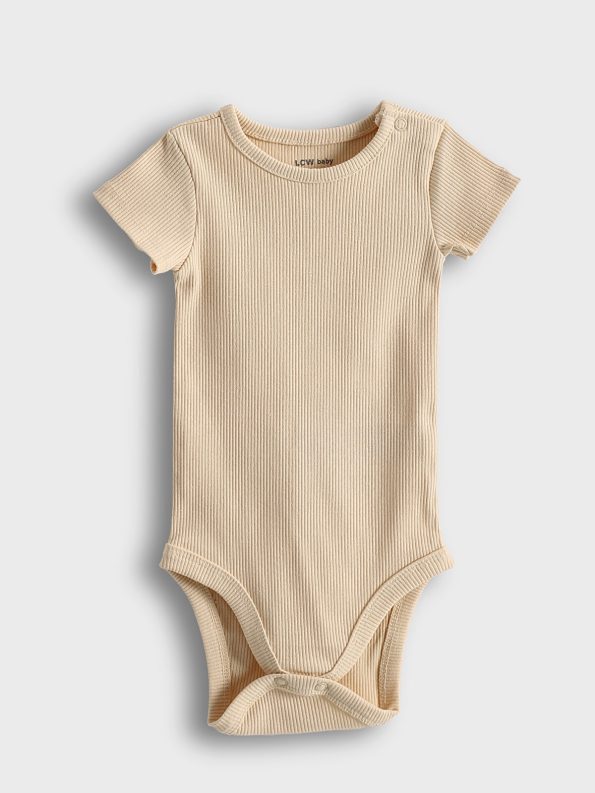 LCW Baby Pink Basic Girl's Bodysuit Set of 3