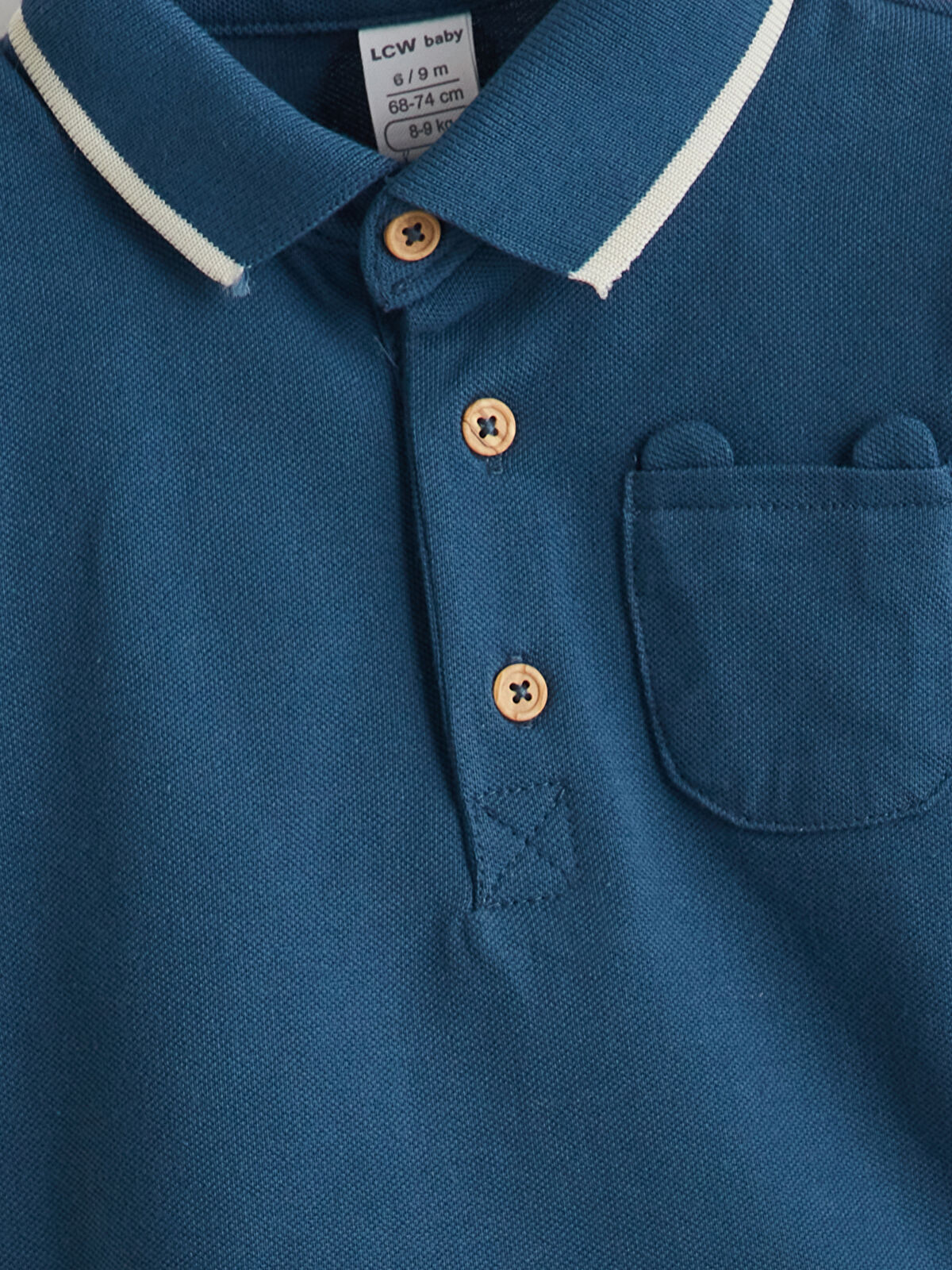 l_20251-s5cl20z1-yfy_a2.jpg LCW Baby Navy Polo Collar Baby Boy T-Shirt and Pants Set