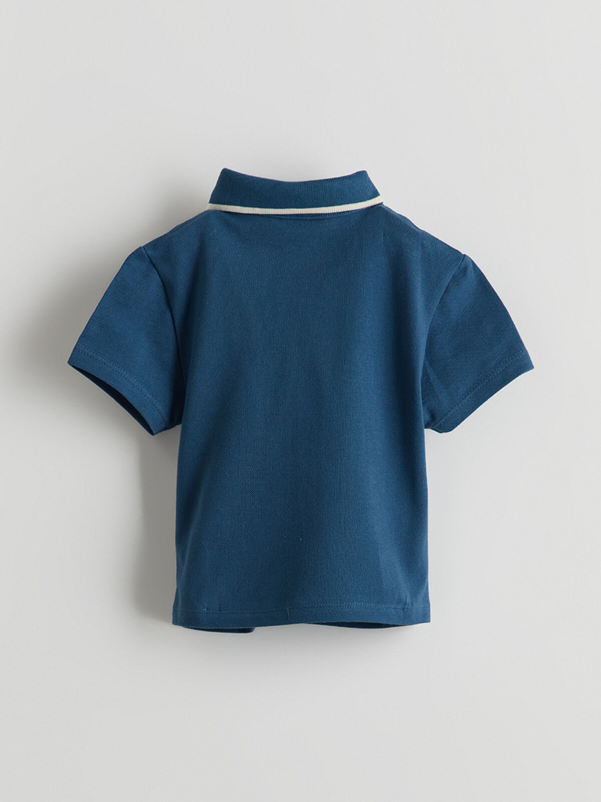 l_20251-s5cl20z1-yfy_a3.jpg LCW Baby Navy Polo Collar Baby Boy T-Shirt and Pants Set