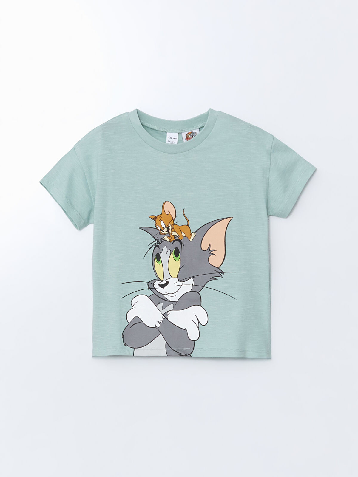 l_20251-s5eu27z1-ywc_a1-1.jpg Tom and Jerry Printed Baby Boys' T-Shirt and Shorts Set