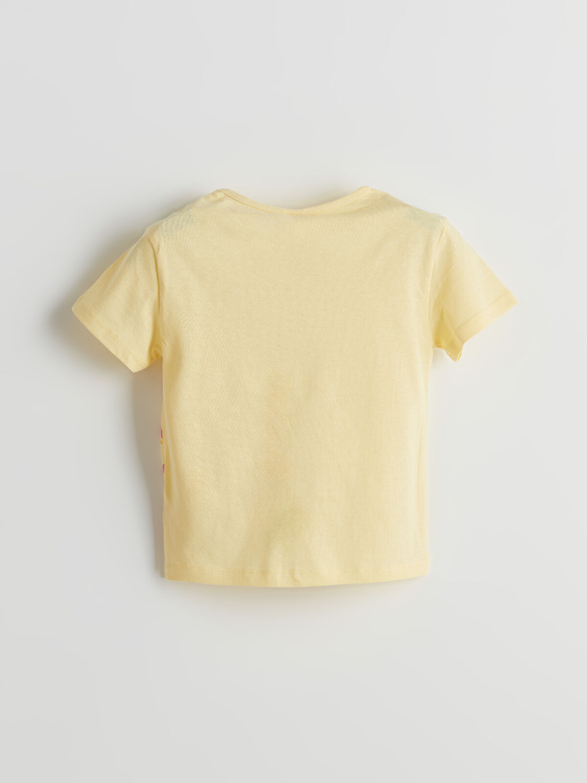 l_20251-s5fd08z1-fqj_a3.jpg LCW Kids Yellow Printed Cotton T-Shirt Set for Girls