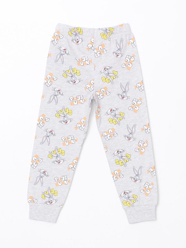 LCW Kids Orange Bugs Bunny Printed Boys Pajama Set