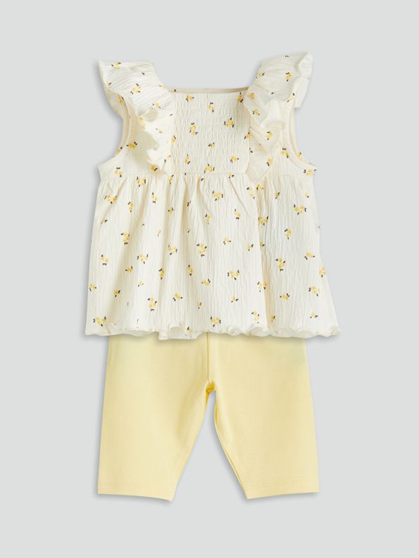 Floral Peter Pan Collar Baby Girl Dress